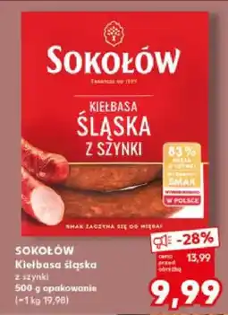 Kaufland Kiełbasa śląska z szynki 500g opakowanie oferta