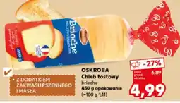 Kaufland Chleb tostowy brioche 450g opakowanie oferta