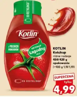 Kaufland Ketchup różne rodzaje 450/420g opakowanie oferta