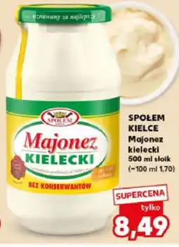 Kaufland Majonez kielecki 500ml słoik oferta