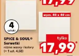 Kaufland Serwetki różne wzory i kolory (=1 szt. 4,50) oferta
