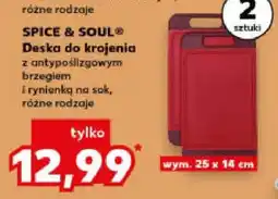 Kaufland Patelnia do krojenia z antypoślizgowym brzegiem i rynienką na sok, różne rodzaje oferta