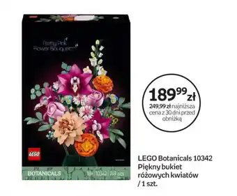 LEGO Botanicals 10342 Piękny bukiet różowych kwiatów
