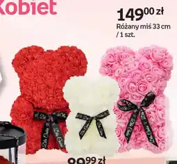 Empik Różany miś 33 cm oferta