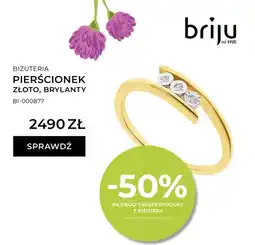 Briju Pierścionek złoto, brylanty oferta