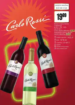 Dino Wino czerwone Carlo Rossi oferta