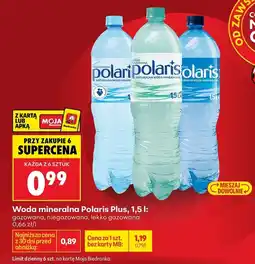 Biedronka Woda mineralna Polaris oferta