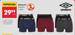 Biedronka Bokserki męskie Umbro oferta