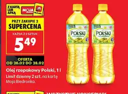 Biedronka Olej Polski oferta