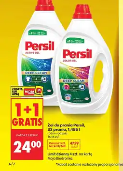 Biedronka Żel do prania Persil oferta