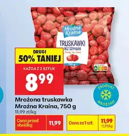 Biedronka Truskawki Mroźna Kraina oferta