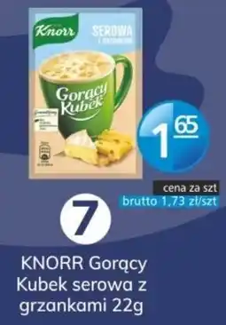 Specjał KNORR Gorący Kubek serowa z grzankami oferta