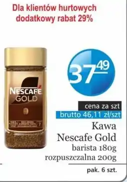 Specjał Kawa Nescafe Gold barista / rozpuszczalna oferta