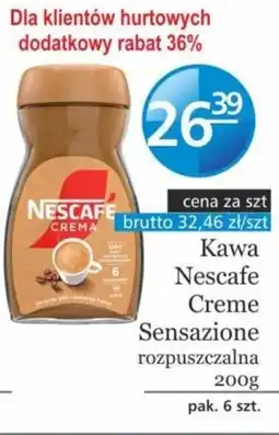 Specjał Kawa Nescafe Creme Sensazione rozpuszczalna oferta
