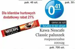Specjał Kawa Nescafe Classic paluszek rozpuszczalna oferta