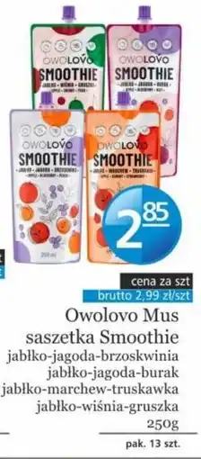 Specjał Owolovo Mus saszetka Smoothie oferta