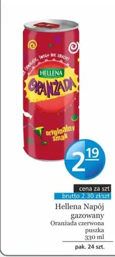 Specjał Hellena Napój gazowany Oranżada czerwona puszka oferta