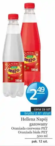 Specjał Hellena Napój gazowany Oranżada czerwona / biała PET oferta