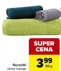 Carrefour Ręczniki różne rodzaje oferta