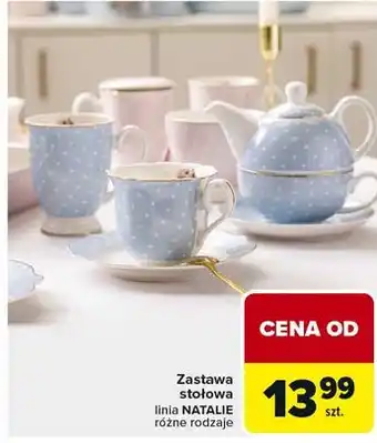 Zastawa stołowa linia NATALIE różne rodzaje