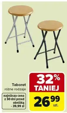 Carrefour Taboret różne rodzaje oferta