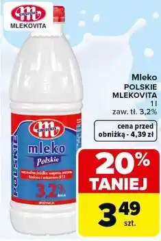 Carrefour Mleko Polskie Mlekovita 3,2% oferta