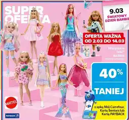 Carrefour Wszystkie lalki BARBIE różne rodzaje oferta
