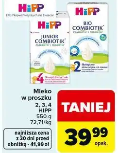 Carrefour Mleko w proszku 2, 3, 4 HiPP oferta
