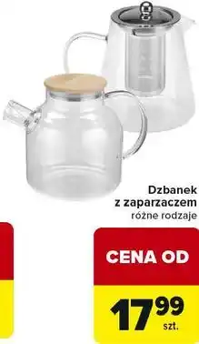 Carrefour Dzbanek z zaparzaczem różne rodzaje oferta