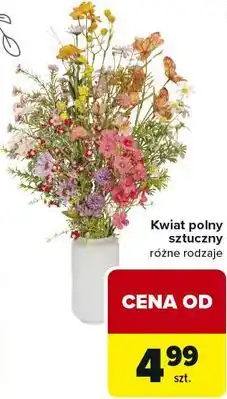 Carrefour Kwiat polny sztuczny różne rodzaje oferta