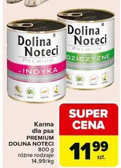Carrefour Karma dla psa Premium Dolina Noteci, 800 g, różne rodzaje oferta