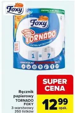 Carrefour Ręcznik papierowy Tornado Foxy oferta