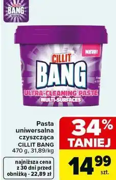 Carrefour Pasta uniwersalna czyszcząca Cillit Bang oferta