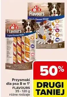 Carrefour Przysmaki dla psa 8 w 1 Flavours, 35 - 120 g, różne rodzaje oferta