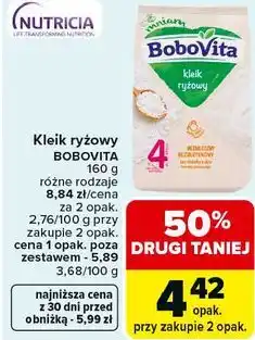 Carrefour Kleik ryżowy BoboVita 160 g różne rodzaje oferta