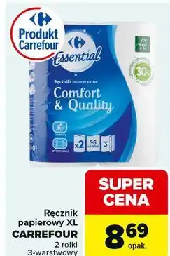 Carrefour Ręcznik papierowy XL Carrefour oferta