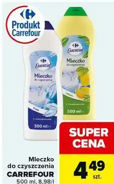 Carrefour Mleczko do czyszczenia Carrefour oferta