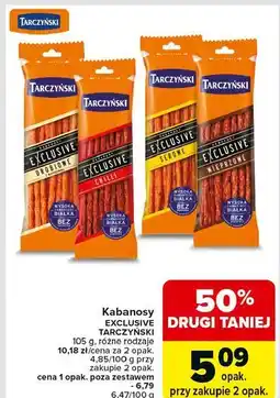 Carrefour Kabanosy Exclusive Tarczyński oferta