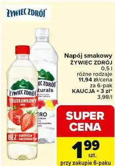 Carrefour Napój smakowy Żywiec Zdrój 0,5 l (różne rodzaje) oferta