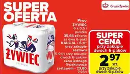 Carrefour Piwo Żywiec 6 x 0,5 l puszka oferta