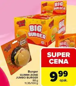 Carrefour Burger GUMMI ZONE JUMBO BURGER oferta