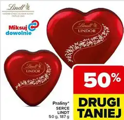 Carrefour Praliny SERCE LINDT 50 g, 187 g oferta