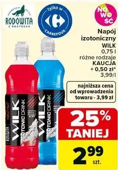 Carrefour Napój izotoniczny Wilk oferta