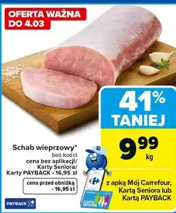 Carrefour Schab wieprzowy bez kości oferta