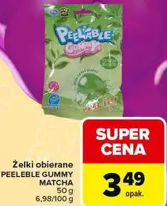 Carrefour Żelki obierane PEELEBLE GUMMY MATCHA oferta
