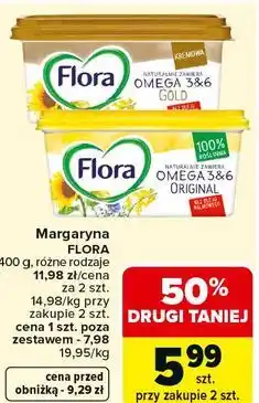 Carrefour Margaryna Flora (różne rodzaje) oferta