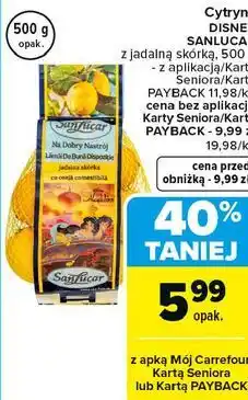 Carrefour Cytryny DISNEY SANLUCAR z jadalną skórką oferta