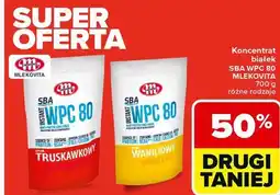 Carrefour Koncentrat białek SBA WPC 80 Mlekovita 700 g różne rodzaje oferta