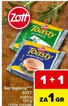 Carrefour Ser topiony Zott Toasty oferta