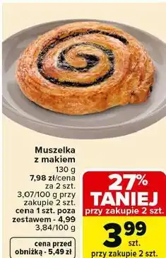 Carrefour Muszelka z makiem oferta